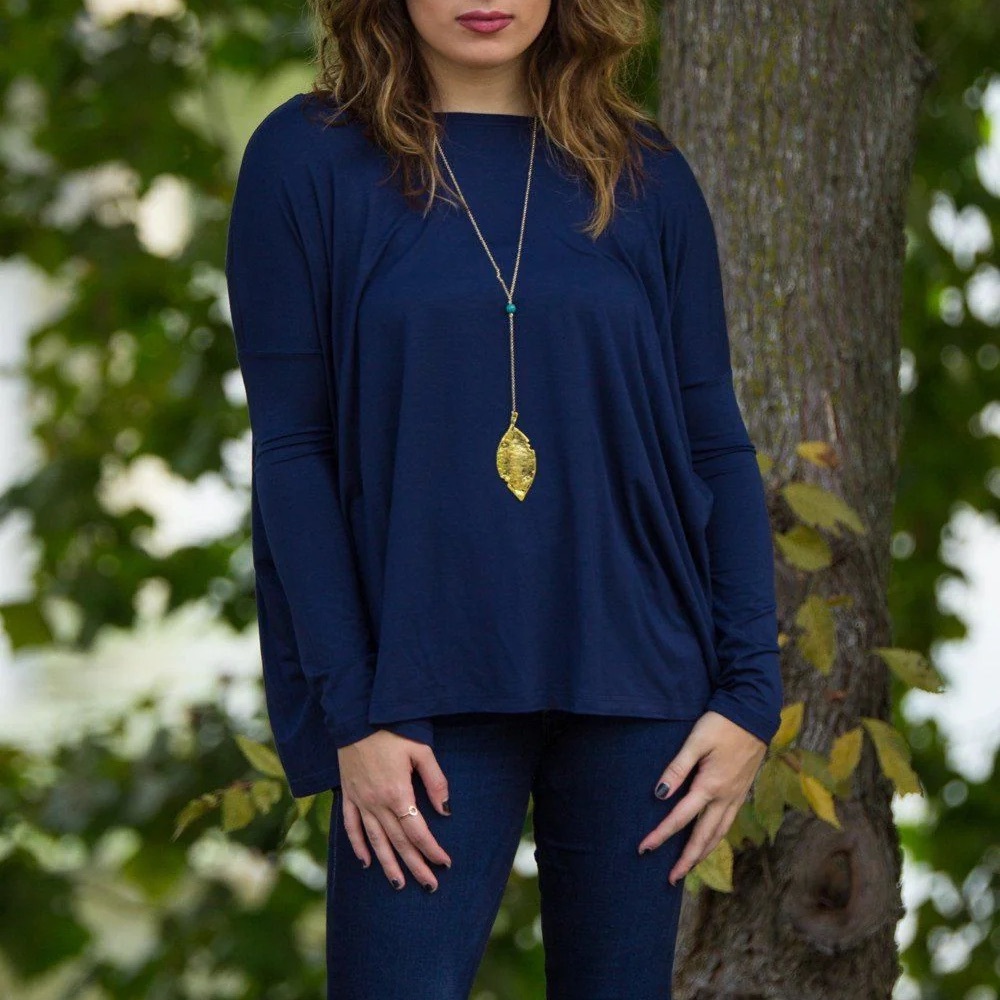 Stella Luce Deep Blue Women's Blouse